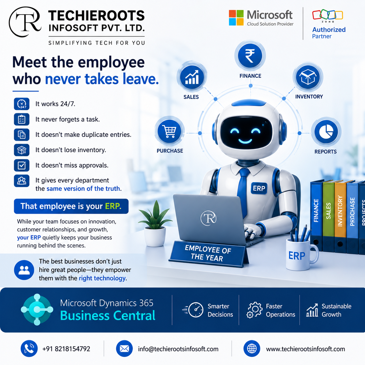 Meet the Employee Who Never Takes Leave: The Power of Microsoft Dynamics 365 Business Central