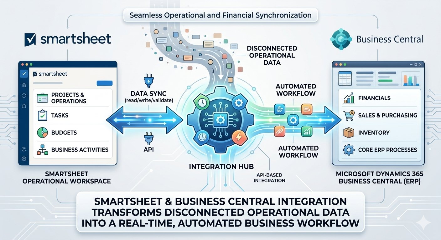 Smartsheet Integration with Microsoft Dynamics 365 Business Central: Connecting Project Management with ERP